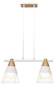 Rabalux 5666 - Lampadario a sospensione con filo ISAAC 2xE27/60W/230V