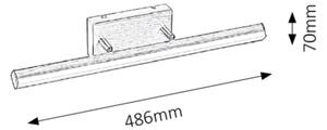 Rabalux 5720 - Illuminazione a LED per specchio da bagno SILAS LED/12W/230V