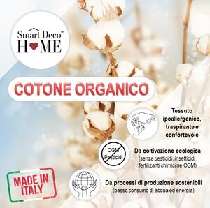 Parure Copripiumino in puro Cotone Organico Tortora - MATRIMONIALE