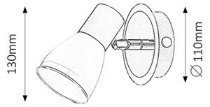 Rabalux 5976 - Faretto ATI E14/15W