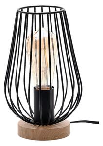 Rabalux 6915 - Lampada da tavolo GREMIO 1xE27/40W/230V nero