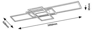 Rabalux 6869 - Plafoniera dimmerabile THABITA LED/54W/230V + telecomando