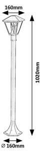 Rabalux 7150 - Lampada esterna PARAVENTO 1xE27/40W/230V IP44