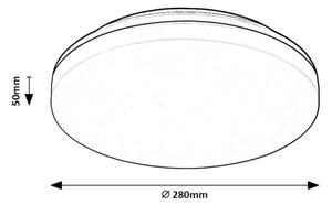 Rabalux 7265 - Plafoniera LED da bagno PERNIK LED/24W/230V IP54