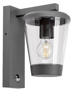 Rabalux 7267 - Lampada a parete da esterno con sensore SAVANO 1xE27/40W/230V IP44