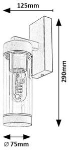 Rabalux 7386 - Lampada da parete esterna KOLTA 1xE27/12W/230V IP44