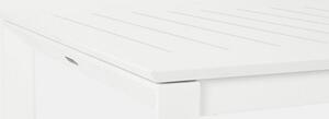 Tavolo Allungabile In Alluminio Bianco Per Esterni 100x160-240 Konnor Bizzotto - Bizzotto