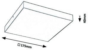 Rabalux - Plafoniera da bagno a LED/18W/230V 2800-6000K IP44 bianca