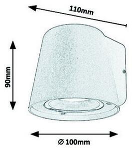 Rabalux - Applique da esterno 1xGU10/35W/230V IP54 nera