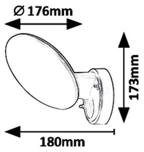 Rabalux 8134 - Applique a LED da esterno VARNA LED/12W/230V IP54