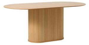 Tavolo da pranzo con piano in rovere 95x180 cm Nola - Unique Furniture