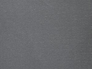 Gazebo Tessuto Grigio Scuro Telaio Acciaio Nero Rotondo 368 cm Tende da Giardino Beliani
