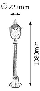 Rabalux 8679 - Lampada da esterno BARCELONA 1xE27/60W/230V