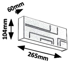 Rabalux 8873 - Applique a LED da esterno MARIBOR LED/12W/230V IP65