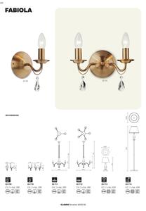 Redo 02-713 - Lampada da tavolo FABIOLA 1xE27/28W/230V