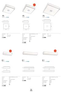 Redo 01-704 - Plafoniera da bagno EGO 1xE27/52W/230V 18x18 cm IP44