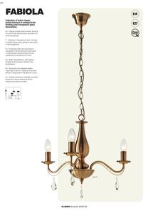 Redo 02-710 - Applique FABIOLA 2xE14/28W/230V