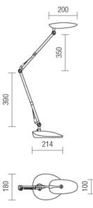 Redo 01-1036 - Lampada da tavolo LED KEPLER VEIOZA LED/6.5W/230V