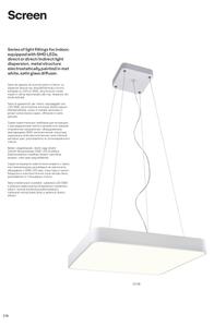Redo 01-1124 - Lampadario LED a sospensione con filo SCREEN LED/48W/230V 3000K