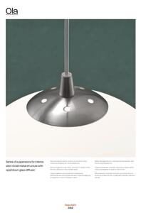 Redo 01-1064 - Lampadario a sospensione con filo OLA 1xE27/42W/230V