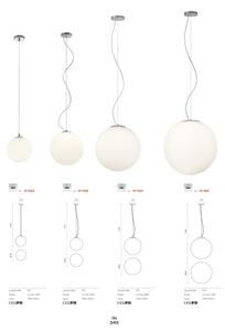 Redo 01-1064 - Lampadario a sospensione con filo OLA 1xE27/42W/230V