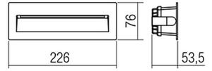 Redo 9092-LED Lampada orientativa da esterno IGOR LED/6W/230V 3000K IP54 antracite