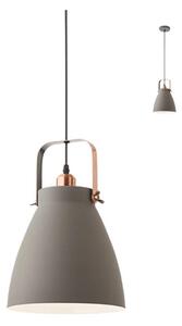 Redo 01-1275 - Lampadario a sospensione con filo ARNE 1xE27/42W/230V grigio