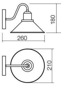 Redo 02-934 - Applique VERNER 1xE27/42W/230V