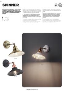 Redo 01-1293 - Lampadario a sospensione con filo SPINNER 1xE27/42W/230V