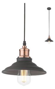 Redo 01-1292 - Lampadario a sospensione con filo SPINNER 1xE27/42W/230V