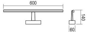 Redo 01-1674 - Illuminazione a LED per specchio da bagno NEPTUNE LED/12W/230V IP44