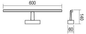 Redo 01-1672 - Illuminazione a LED per specchio da bagno NEPTUNE LED/12W/230V IP44