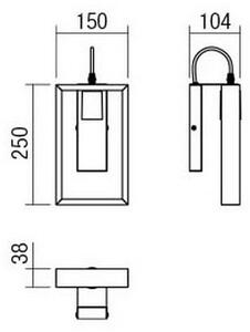 Redo 01-1663 - Applique TIMBER 1xE27/42W/230V