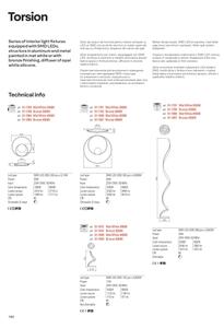 Redo 01-1797 - Lampada da terra LED dimmerabile TORSION LED/24W/230V bianca