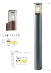 Redo 90047 - Applique per esterno FRED 1xE27/20W/230V IP54