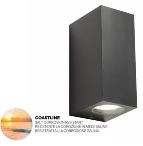 Redo 90152 - Applique da esterno PUNTA 2xGU10/7W/230V IP44