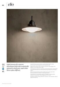 Redo 90094 - Lampadario a sospensione con catena per esterni ELIO 1xE27/42W/230V IP44