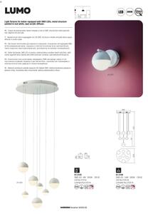 Redo 01-2125 - Applique a LED LUMO LED/6W/230V bianco