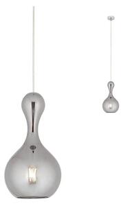 Redo 01-2256 - Lampadario a sospensione con filo LOB 1xE27/42W/230V diametro 18 cm grigio