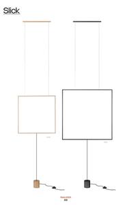 Redo 01-2134 - Lampada LED da terra SLICK LED/28W/230V nero