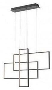 Redo 01-2315 - Lampadario LED dimmerabile su corda PLANA LED/60W/230V nero