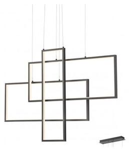 Redo 01-2315 - Lampadario LED dimmerabile su corda PLANA LED/60W/230V nero