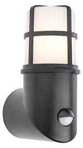 Redo 90201 - Lampada da esterno con sensore TRITON 1xE27/28W/230V IP54 nero
