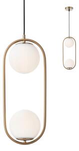 Redo 01-2626 - Lampadario a sospensione con filo NIVA 2xE14/28W/230V