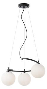 Redo 01-2716 - Lampadario a sospensione con filo VOLLEY 3xE14/28W/230V nero