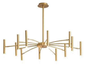 Redo 01-2774 - Lampadario a sospensione con supporto rigido RAYEN 12xG9/10W/230V bronzo