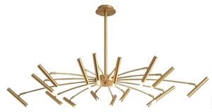 Redo 01-2776 - Lampadario a sospensione con supporto rigido RAYEN 16xG9/10W/230V bronzo