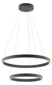 Redo 01-2891 - Lampadario a sospensione con filo LED dimmerabile FEBE LED/62W/230V nero