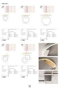 Redo 01-2891 - Lampadario a sospensione con filo LED dimmerabile FEBE LED/62W/230V nero