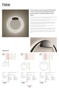 Redo 01-2891 - Lampadario a sospensione con filo LED dimmerabile FEBE LED/62W/230V nero